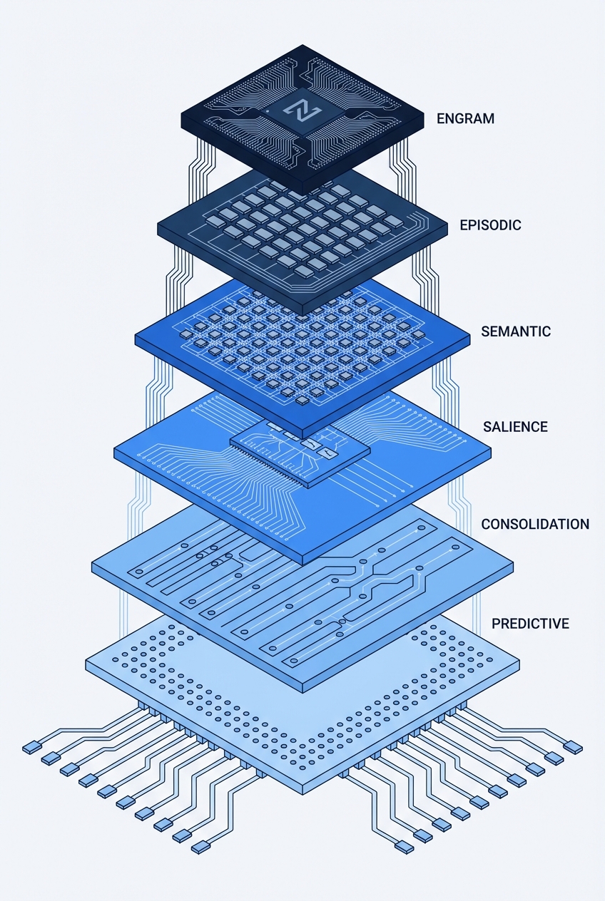 TrueMemory 6-layer chip architecture